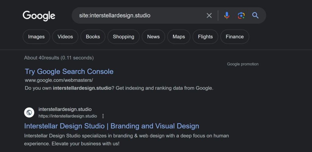 Technical SEO - number of indexed sites