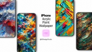 iphone acrylic paint wallpaper pack