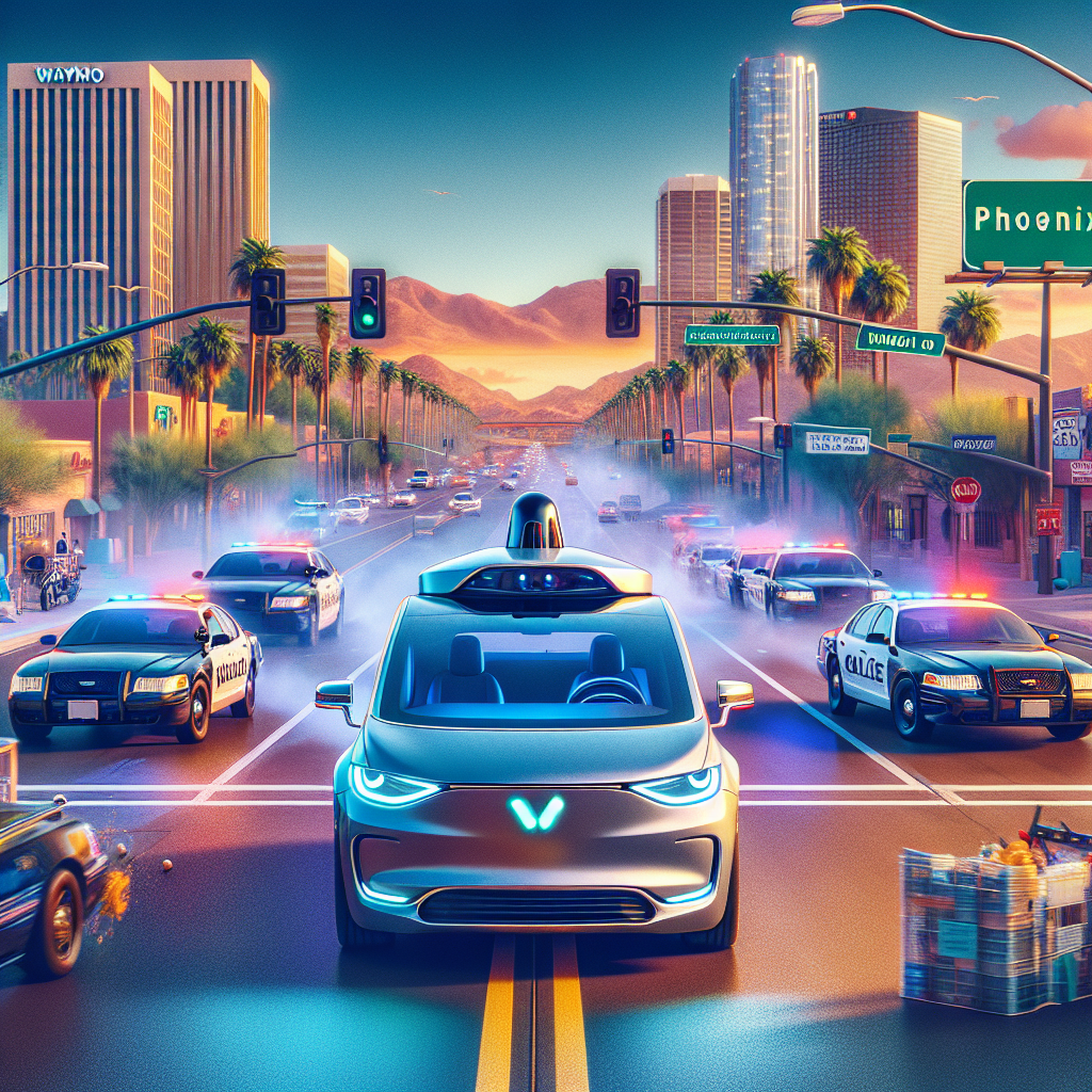 Waymo robotaxi pulled over by Phoenix police after driving into the wrong lane